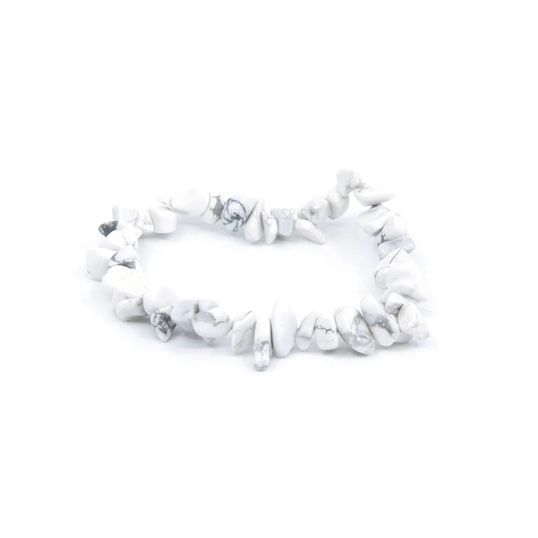 Crystal Chip Bracelet Howlite