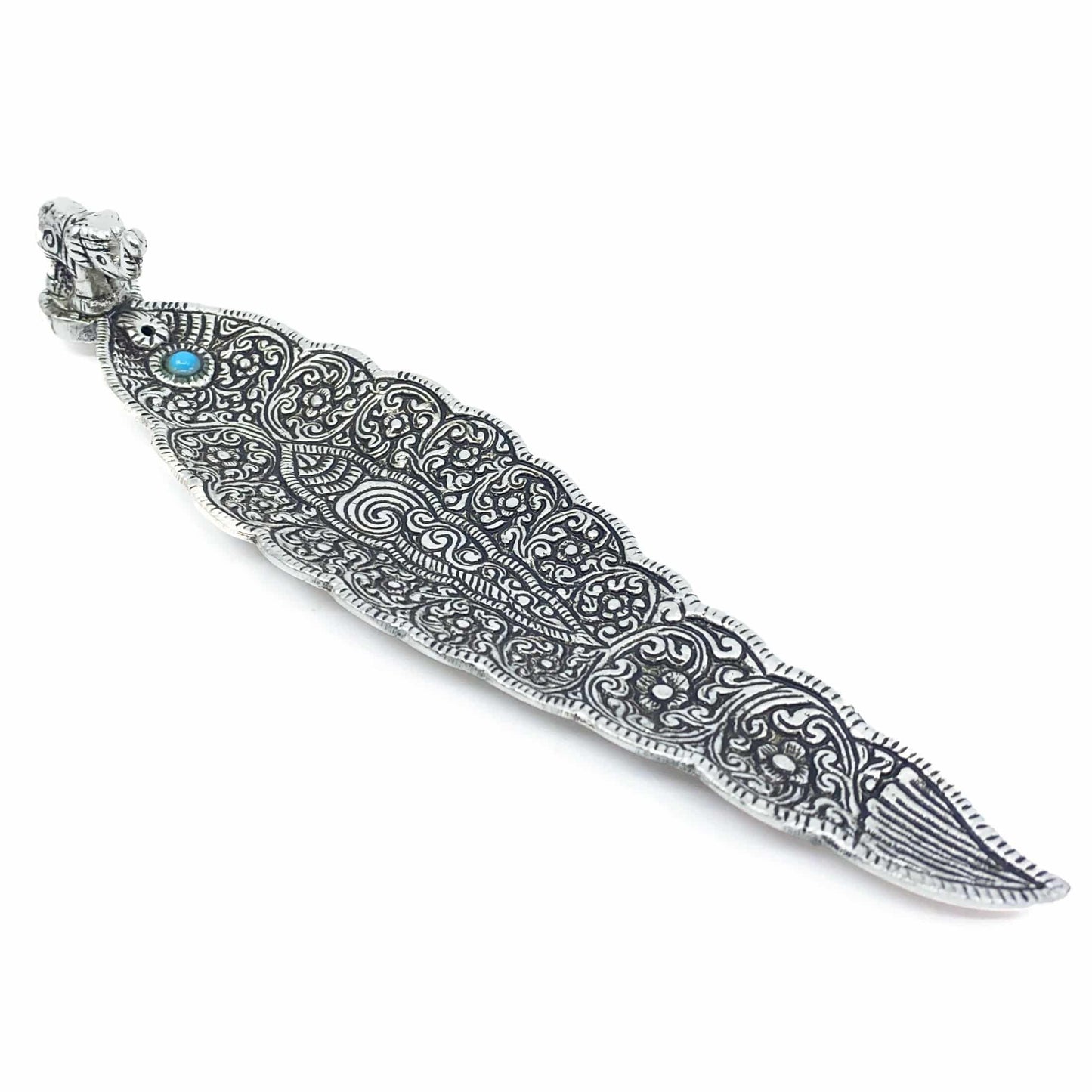 Incense Holder Aluminium Leaf with ELEPHANT