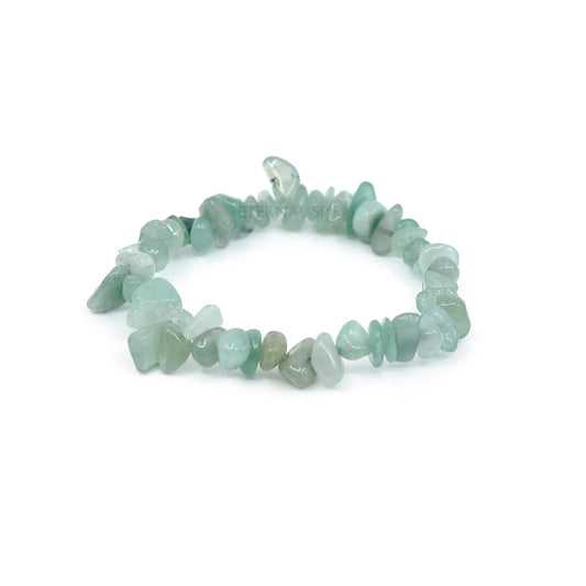 Crystal Chip Bracelet GREEN AVENTURINE