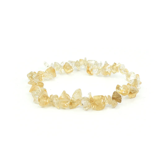 Crystal Chip Bracelet CITRINE