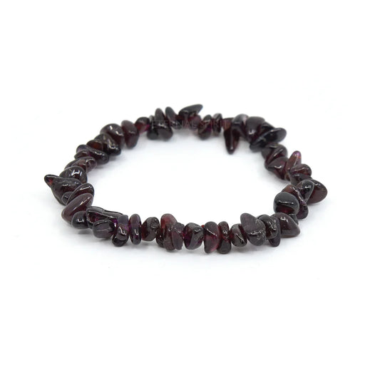 Crystal Chip Bracelet GARNET