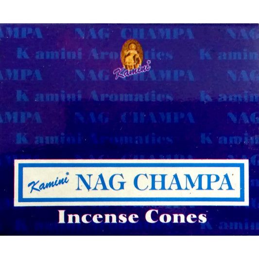 Kamini Incense Cones NAG CHAMPA BOX of 10