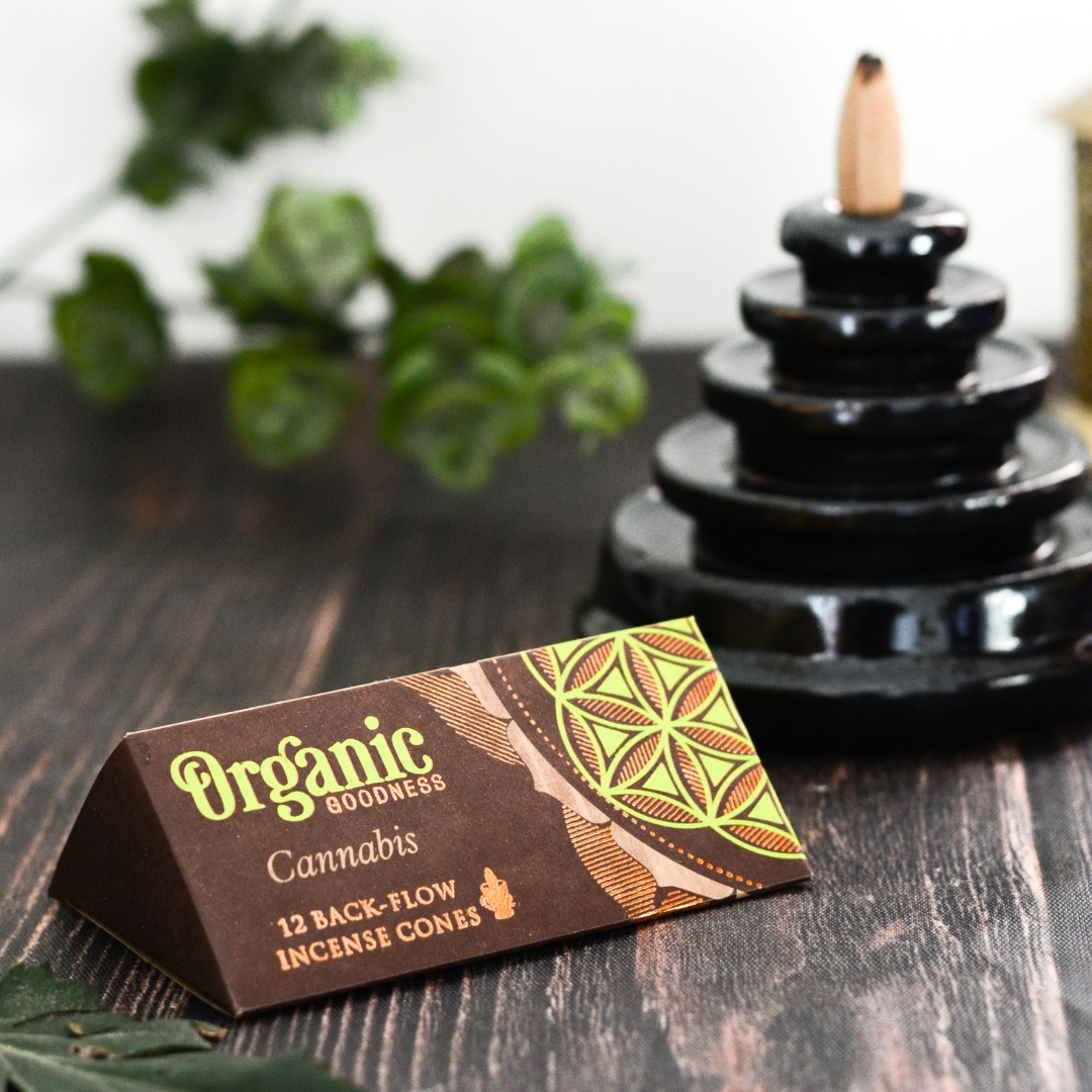 Organic Goodness BACKFLOW Cones CANNABIS box of 12