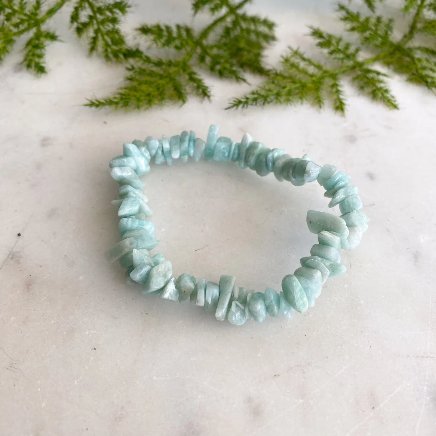 Crystal Chip Bracelet AMAZONITE