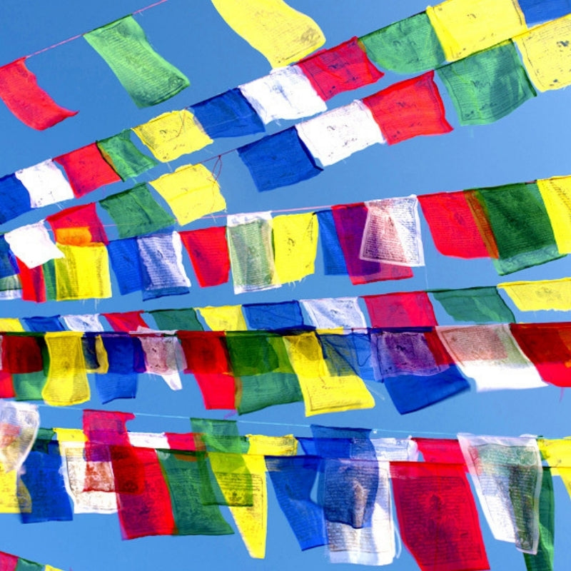 Tibetan PRAYER FLAGS LARGE